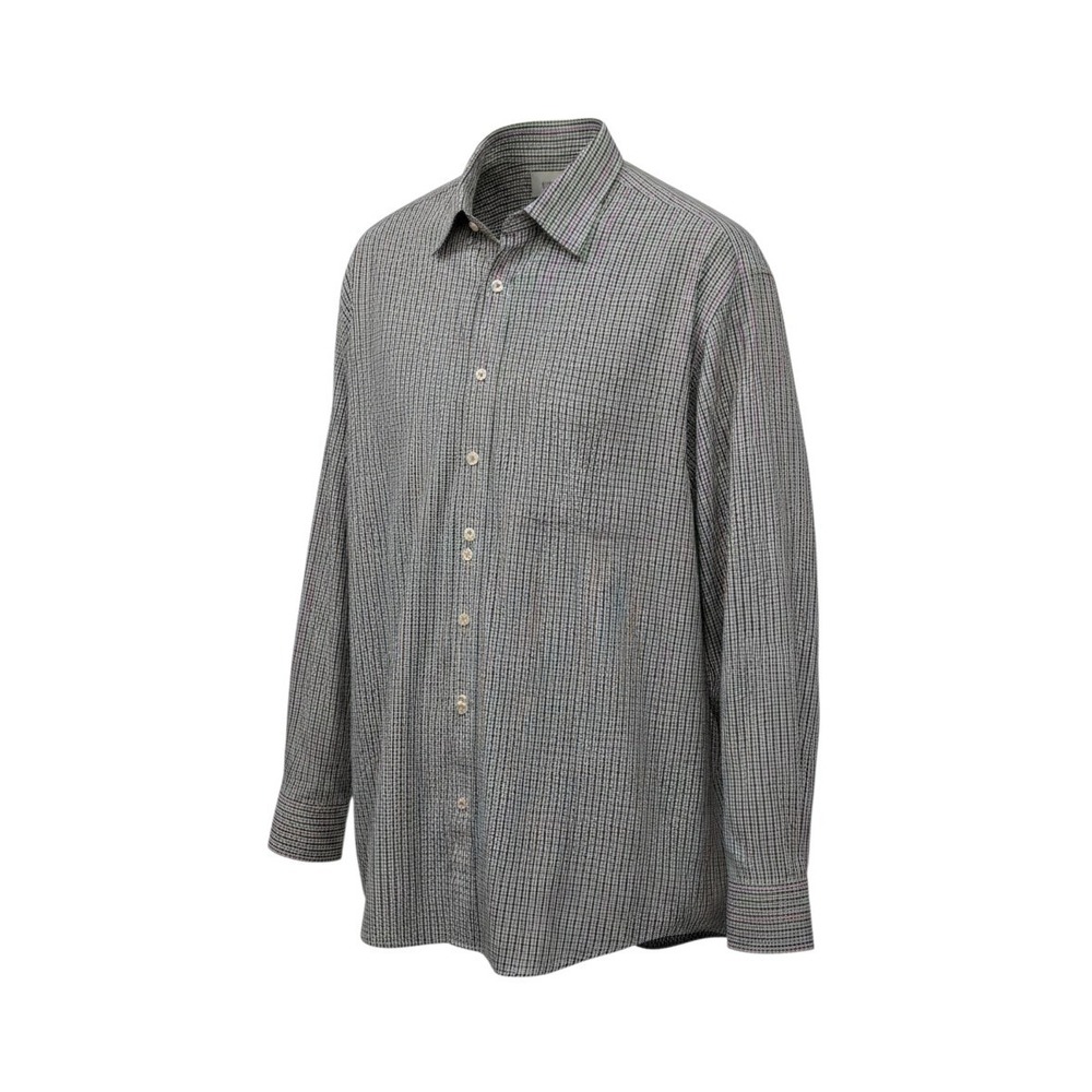Peter Millar Mens Plaid Button Down Shirt 100% Cotton Long Sleeve Size XL